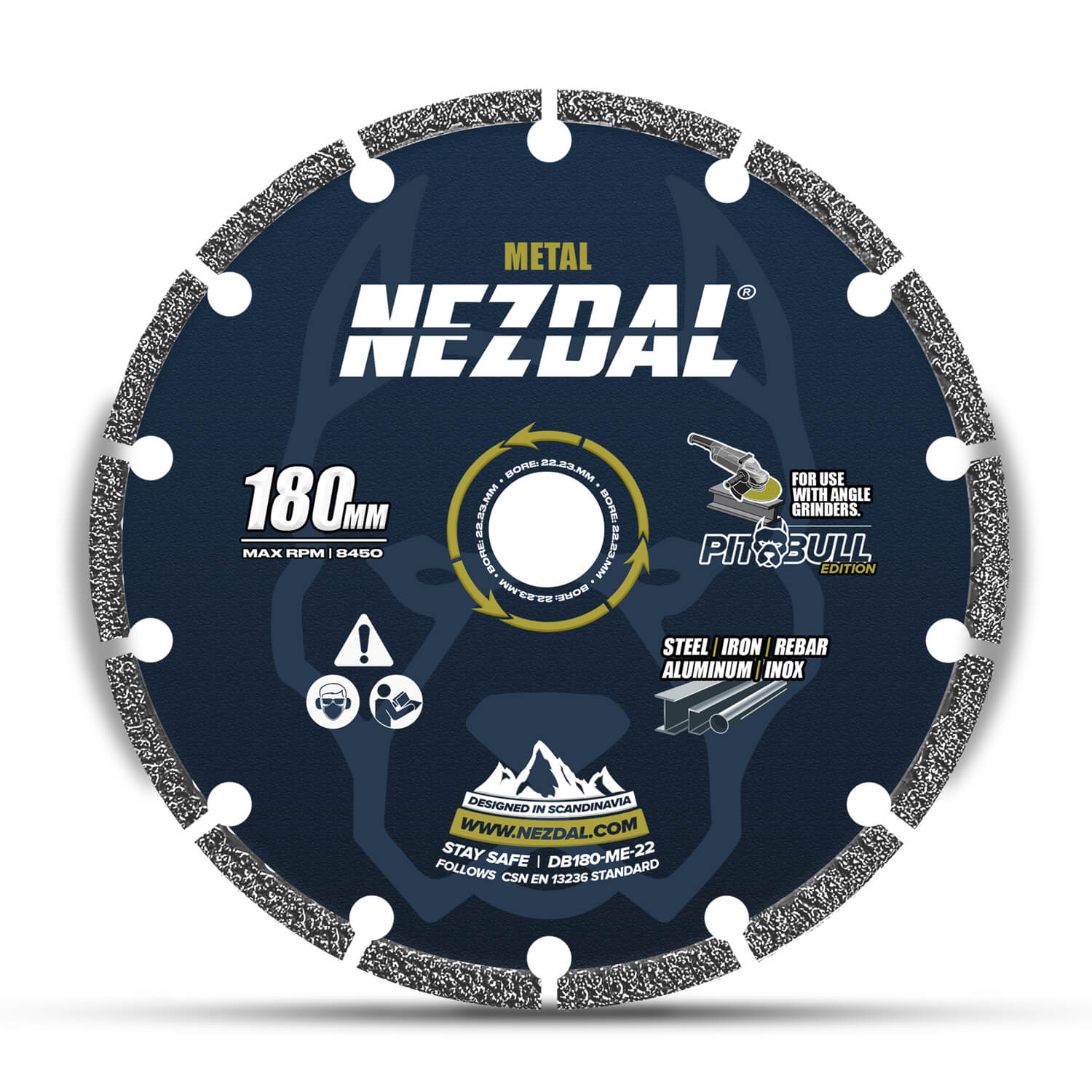 180mm | Metall | 100X Lebensdauer | Winkelschleiferscheibe