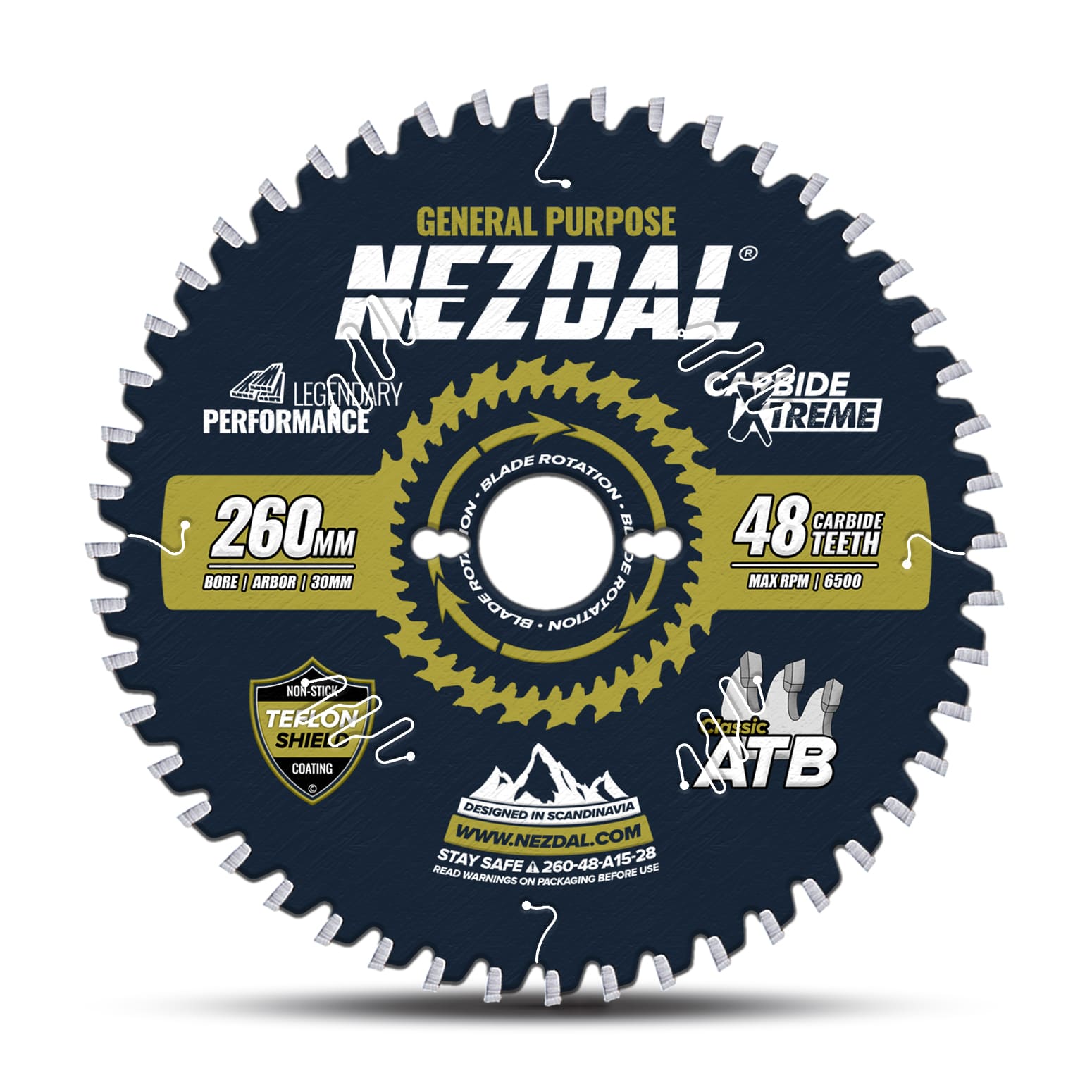 260mm | 48T | Universell | Holz