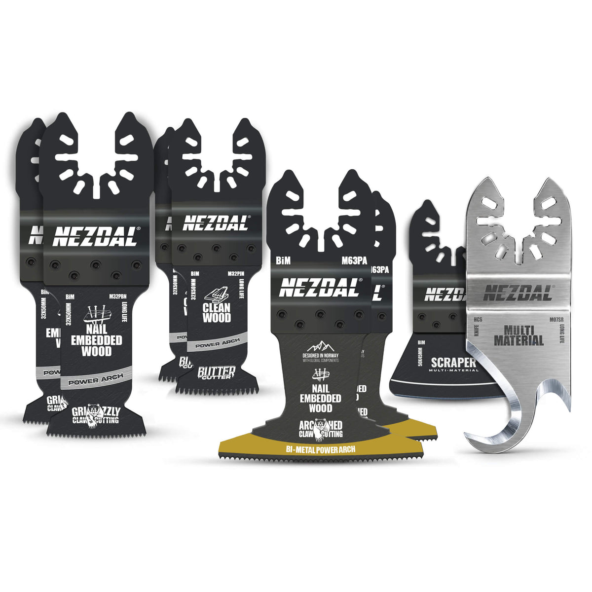 Allrounder-Set | Vielseitig einsetzbar | 8 Stk. | Multitool-Set