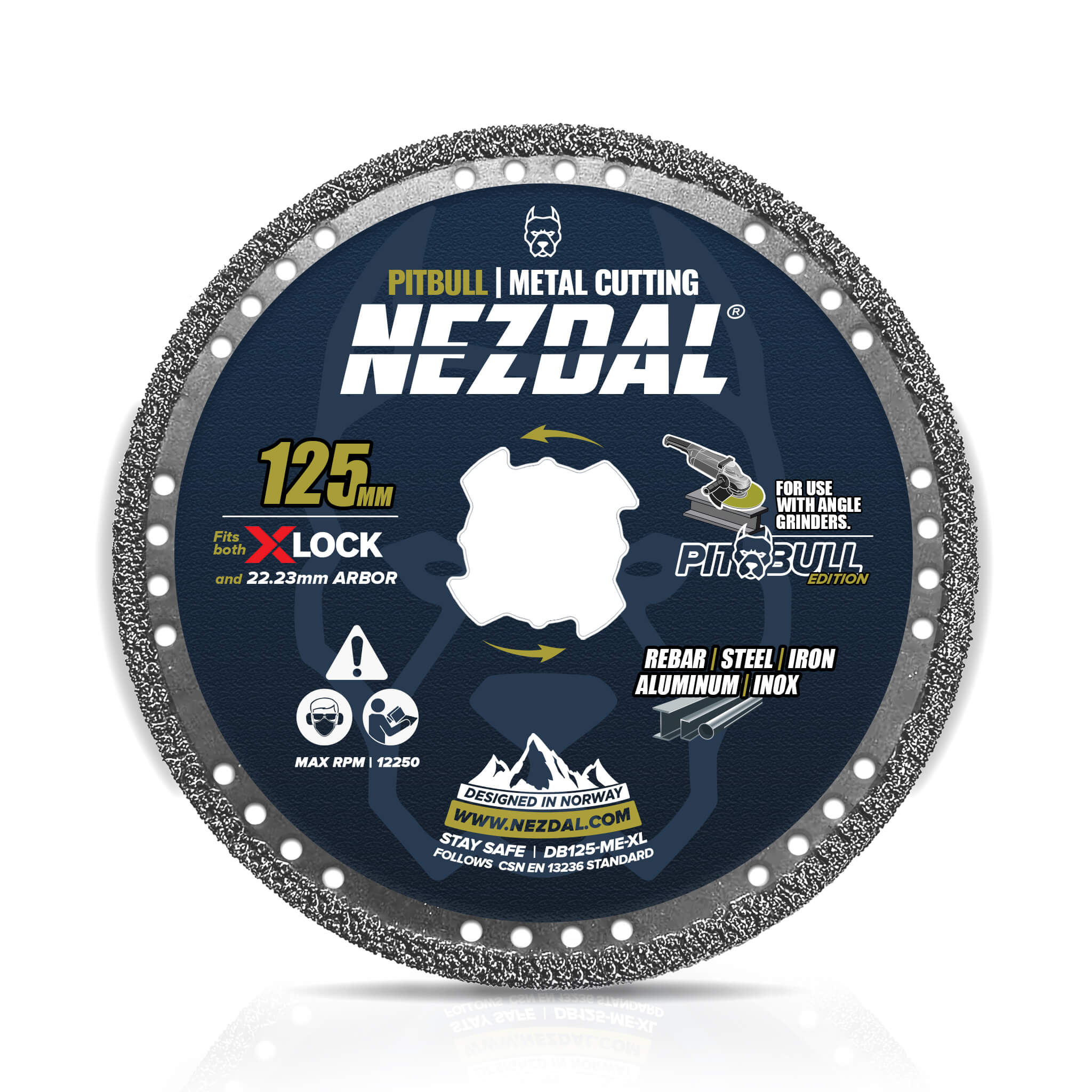 125mm diamond blade cutting disc for angle grinders for metal, steel, rebar, copper etc.