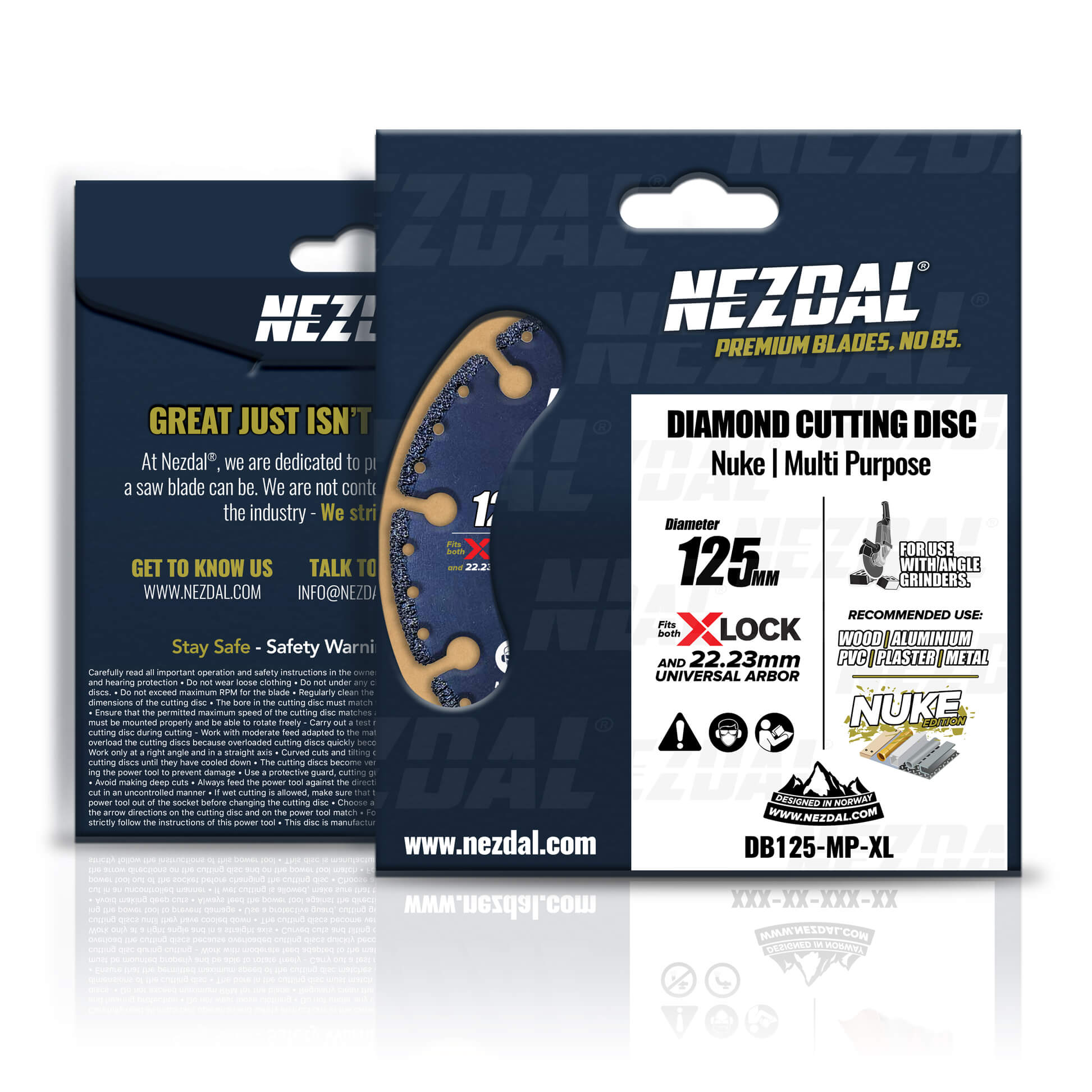 125mm | Multimaterial | Holz, Verbundwerkstoffe, Kunststoff, Metall | Winkelschleiferscheibe