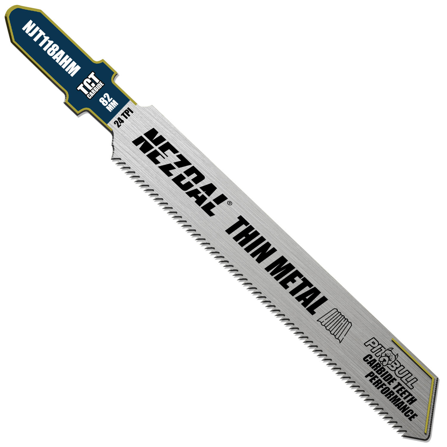 jig saw blade for metal sheets and thin metal made of carbide