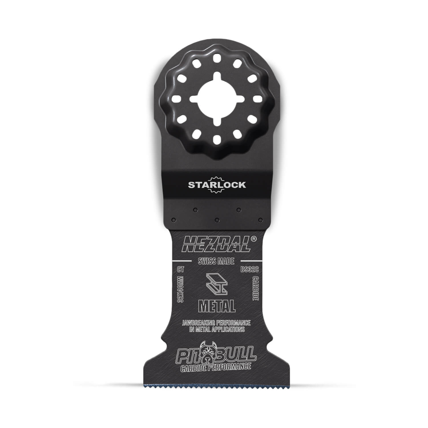 starlock multitool blade for cutting metal and hardened screws