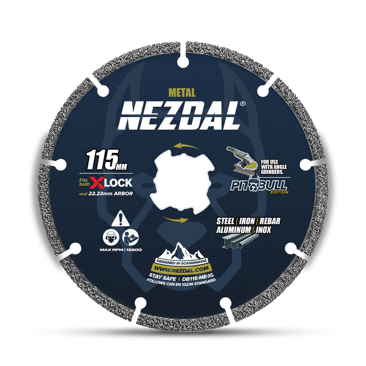 115mm | Metall | 100X Lebensdauer | Winkelschleiferscheibe