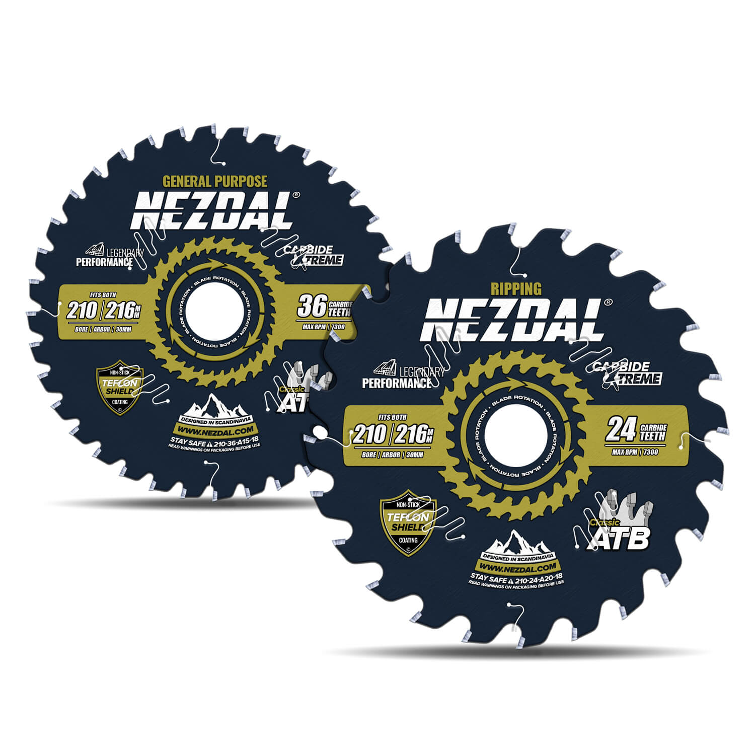 210mm Duo | 24, 36 | Längsschnitt, Universell | 1,8mm Schnittbreite | Tisch- und Handkreissäge