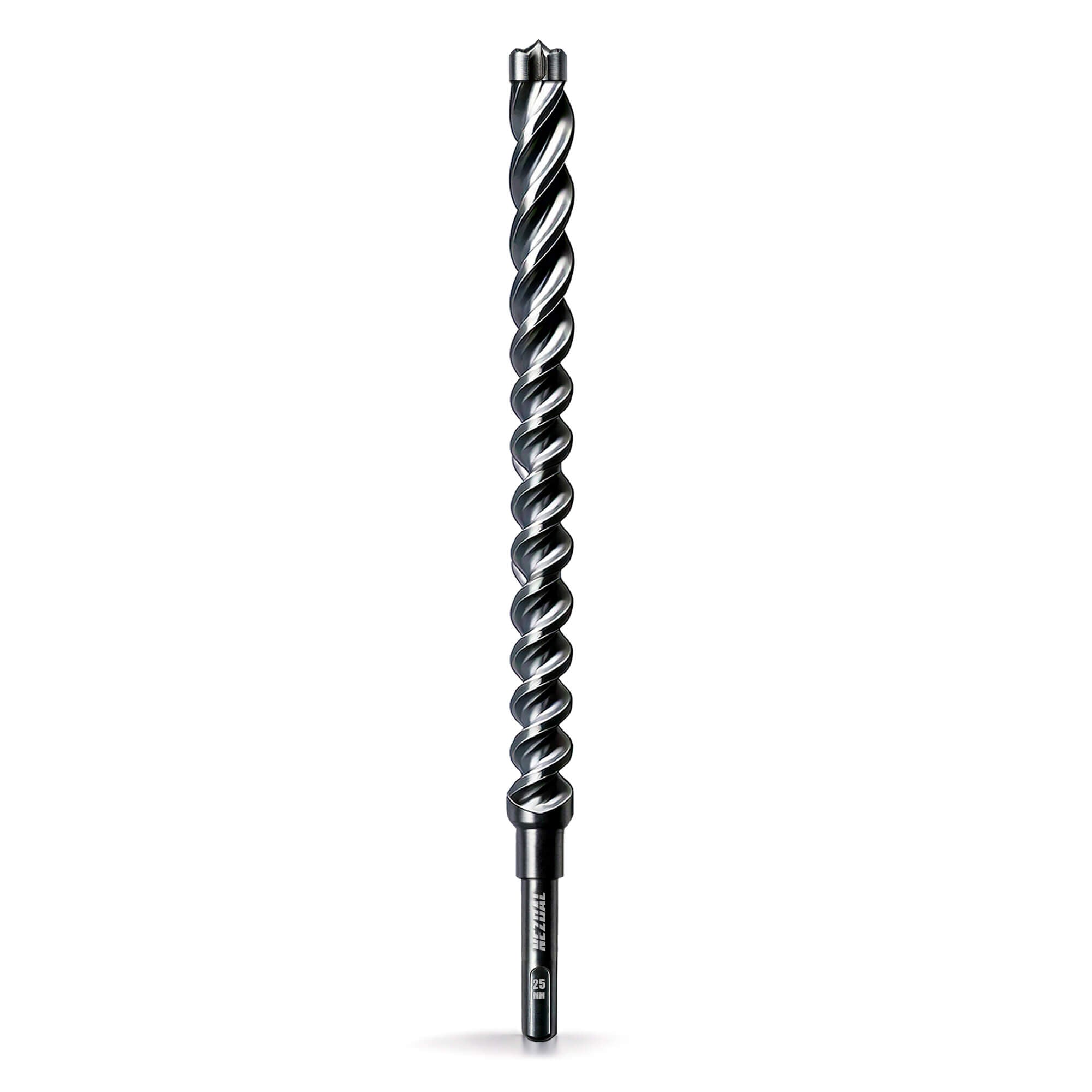 25 x 450mm | Stahlbeton, Mauerwerk, Stein | Der beste Betonbohrer auf dem Markt | Für SDS Plus Bohrhämmer