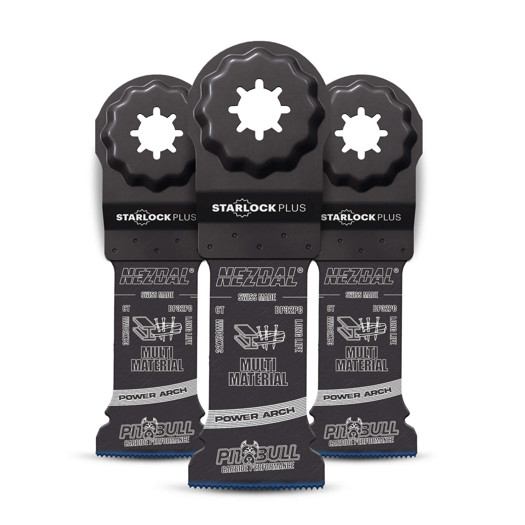 Multimaterial | 32x50mm | 30X Lebensdauer | Carbide Performance | Power Arch | Starlock Plus® | 3 Stk.