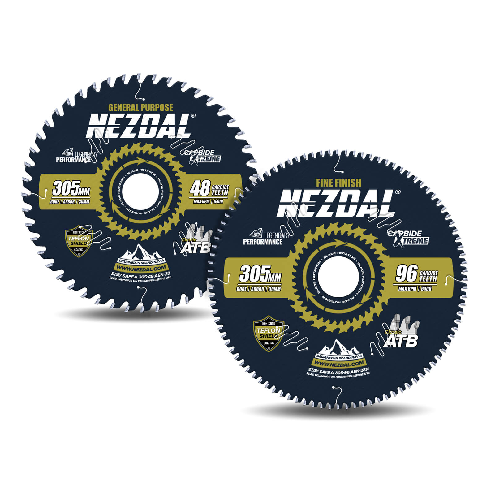 305mm Duo | 48, 96T | Universell, Superfeine Schnittqualität | Kappsäge