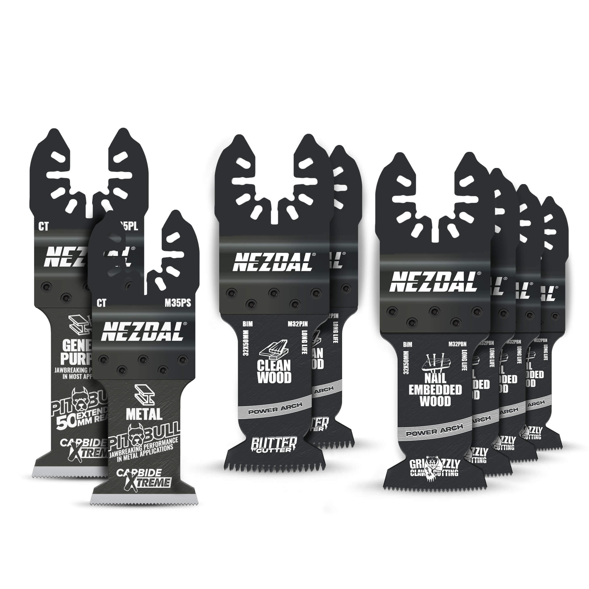 Zimmermanns Favoriten | Holz & Metall | Blitzschnell, Langlebige Schnitte | 8 Stk. | Inkl. Aufbewahrungsbox