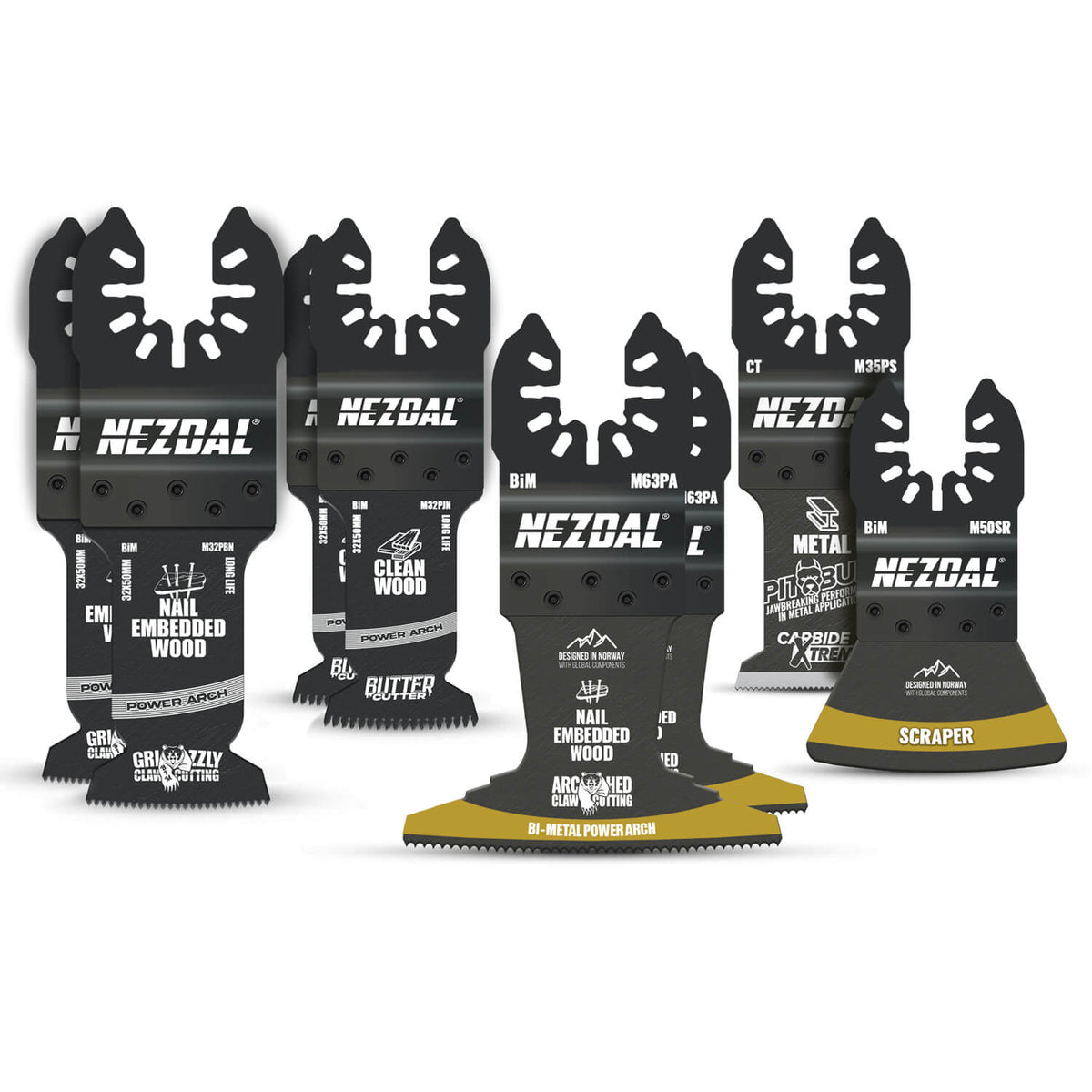 Allrounder-Set | Vielseitig einsetzbar | 8 Stk. | Multitool-Set