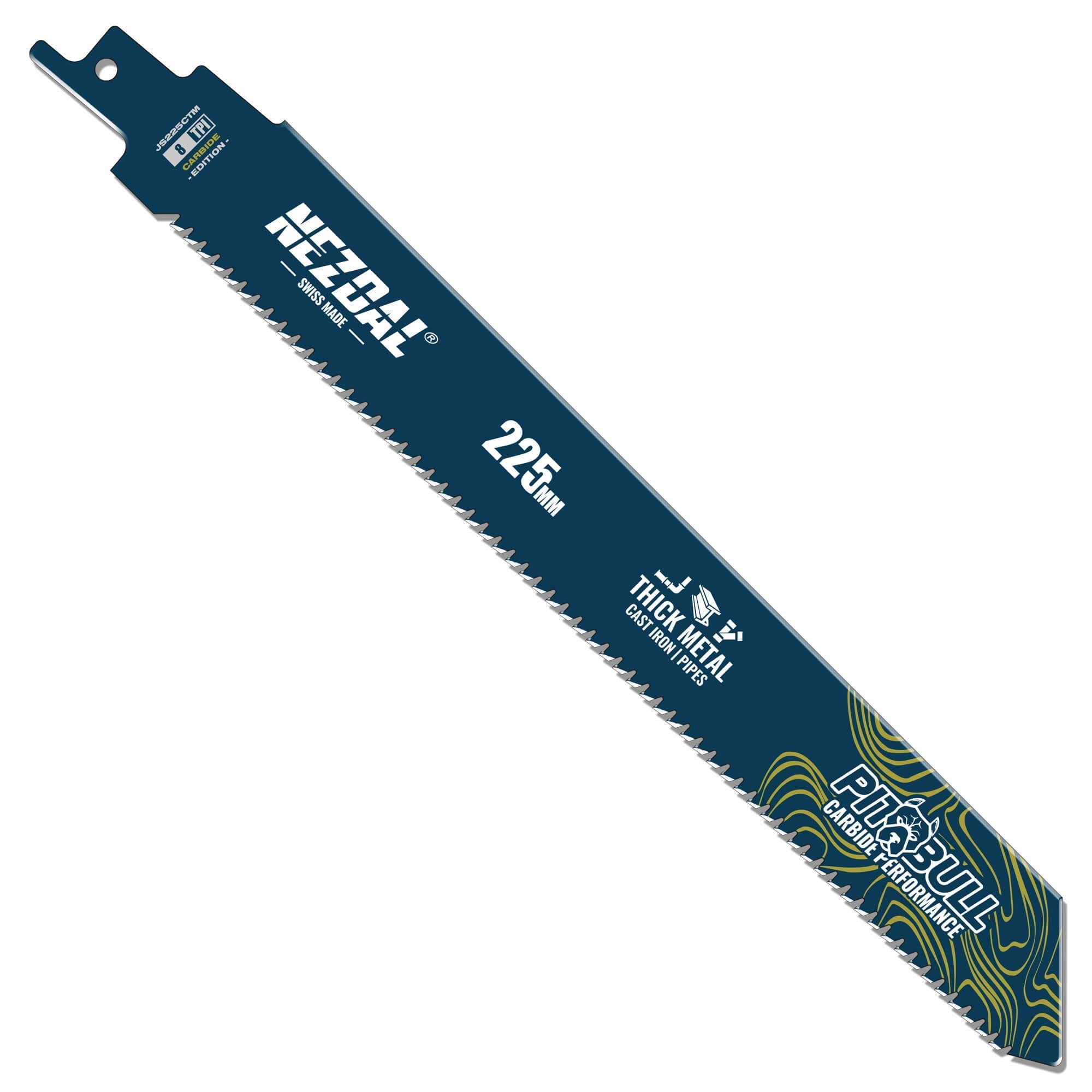 Dickblech | 225mm | 50X Lebensdauer | Carbide Performance | Säbelsägeblatt