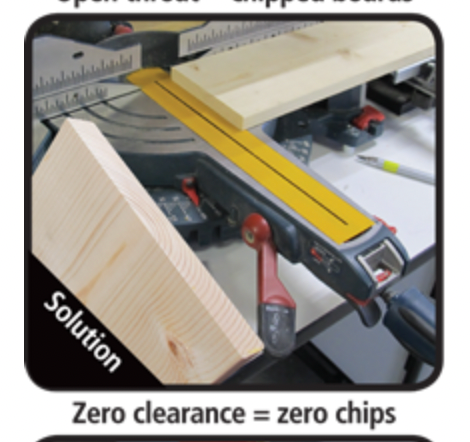 Finish Tape | Feinere Schnittqualität | Verhindert Splittern | Erhöhte Präzision | 5 Stk. | Für Kappsägen