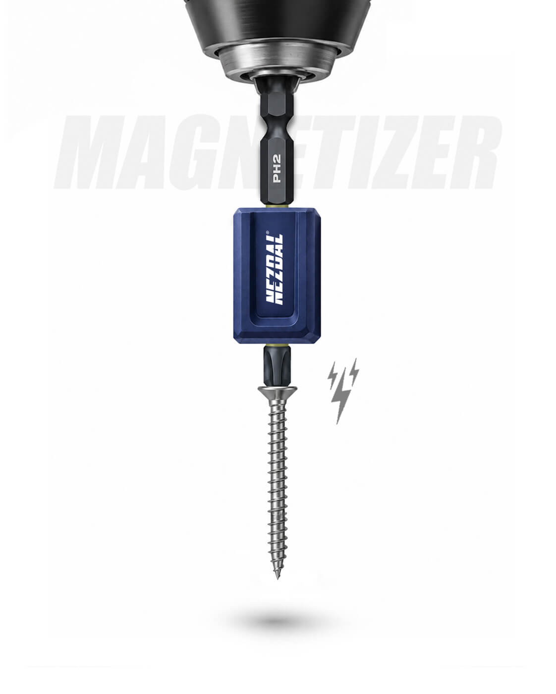 Carpenter's Favorites + Magnetizer | 60mm length | Color-coded | For Impact & Drill Drivers
