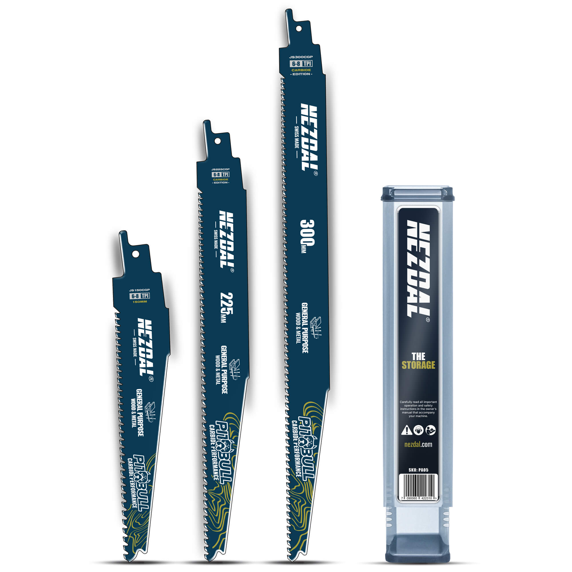 Universell | Multimaterial | 50X Lebensdauer | Carbide Performance | 3 Stk. | Inkl. Aufbewahrungsbox