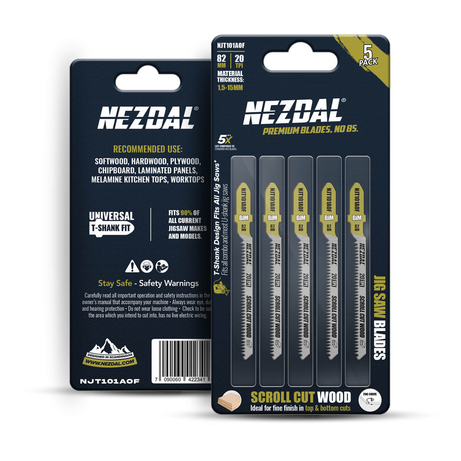 nezdal jig saw blades retail packaging