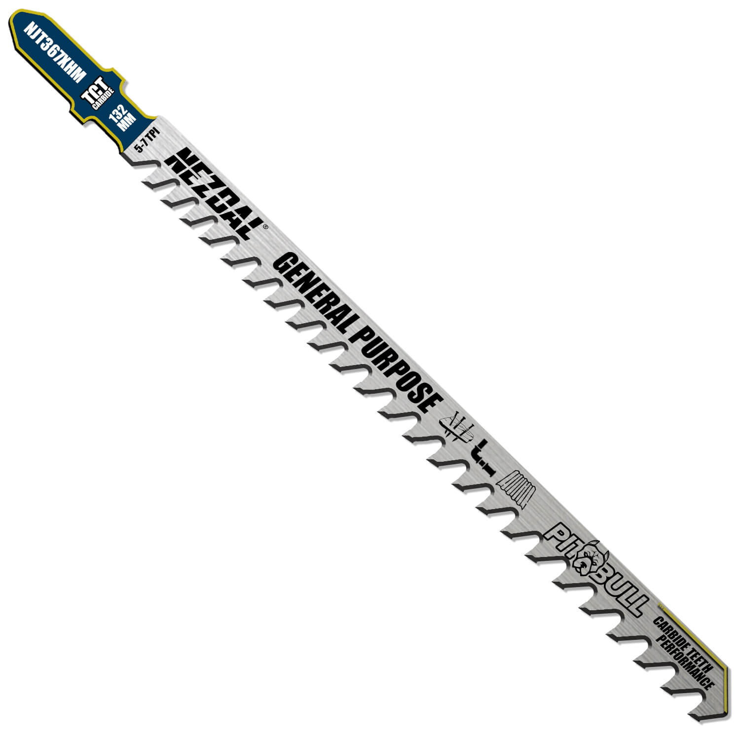 general purpose jig saw blade for wood and metal