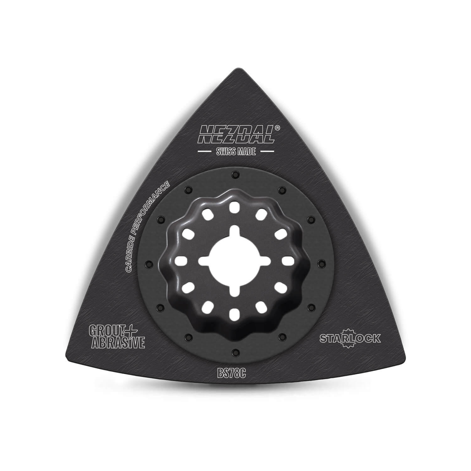 carbide grit multitool blade for sanding wood, grout, mortar